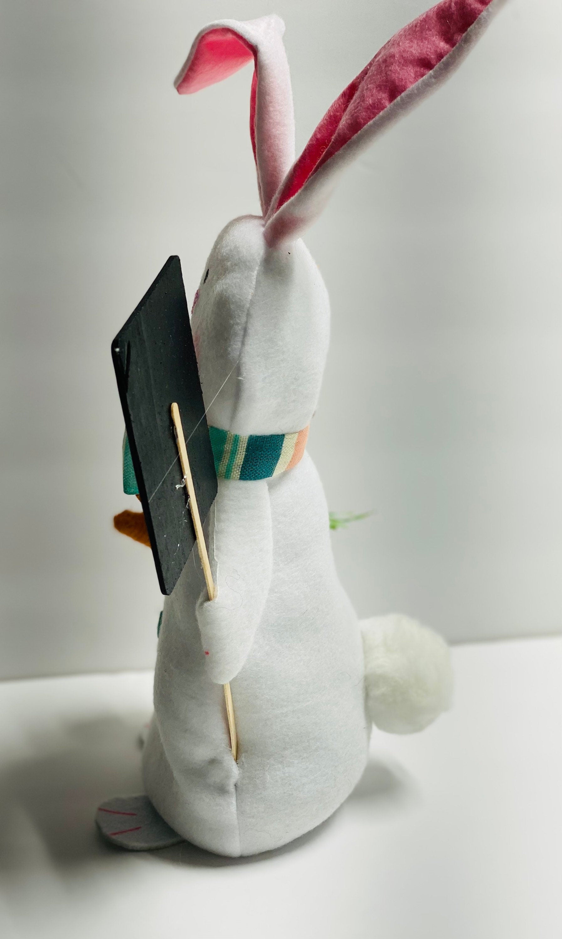 Happy Easter Y’all - Boy Easter Bunny with Sign - Easter Decoration Decor