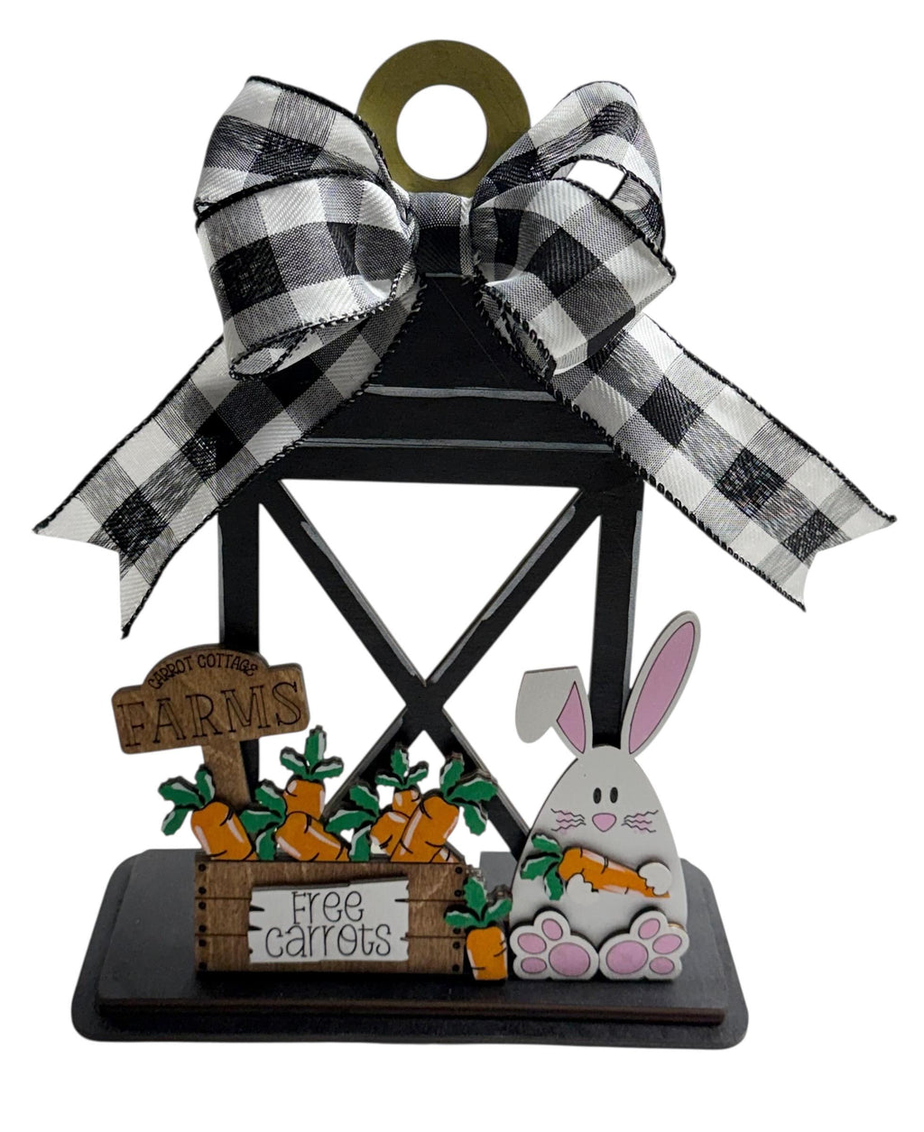 Add On Easter Bunny - Interchangeable Lantern - Stand up - Door Sign
