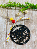 Teach Love Inspire - Teacher - Car Charm - Rear View Mirror Hanger - Ornament - Teacher Appreciation Gift Present