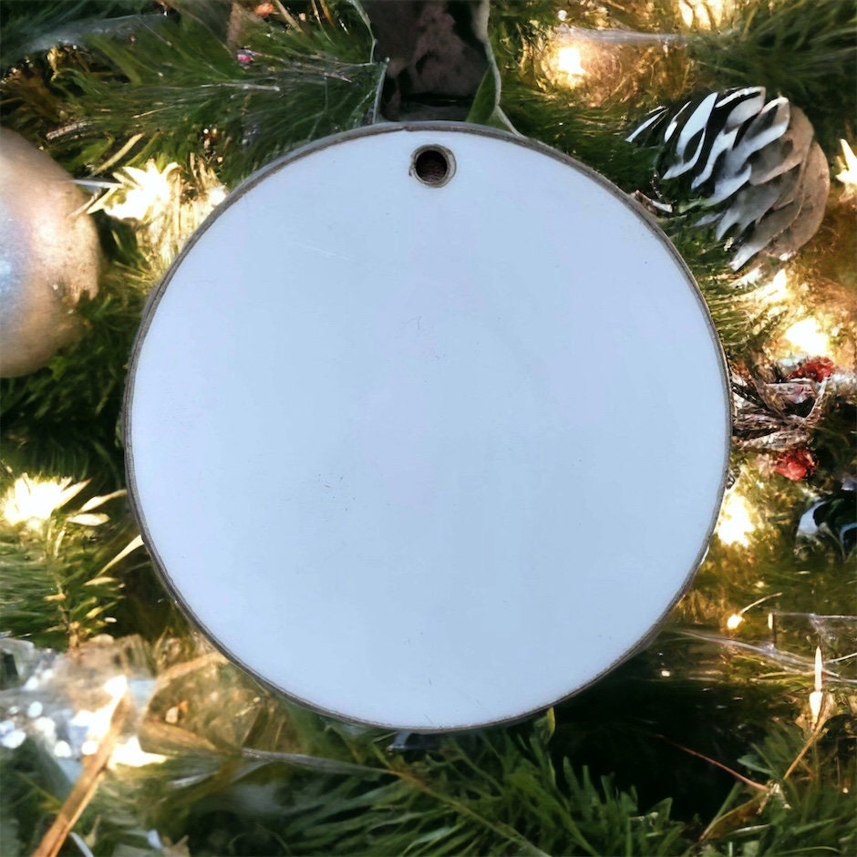 Pack of 25 - 3” Sublimation Matte Ornaments / Key Chains - 1/8”Thick - One Side