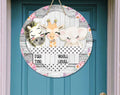 Zoo Animals - Hospital Room - Personalized - Baby Shower Gift - Door Sign / Wreath