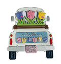 Add On Spring Tulip Set - Interchangeable- Vintage Truck - Stand up - Door Sign