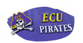 Add on Outfit - ECU Pirates - For Goose Goosey Interchangeable Large Round Wooden Shiplap Door Hanger / Wreath - Standup
