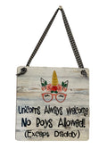 Adorable | Unicorns Welcome | Wooden Door Sign | Hanger | Little Girls Room | Nursery