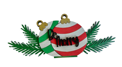 Add On Christmas Ornaments - Interchangeable Lantern - Stand up - Door Sign