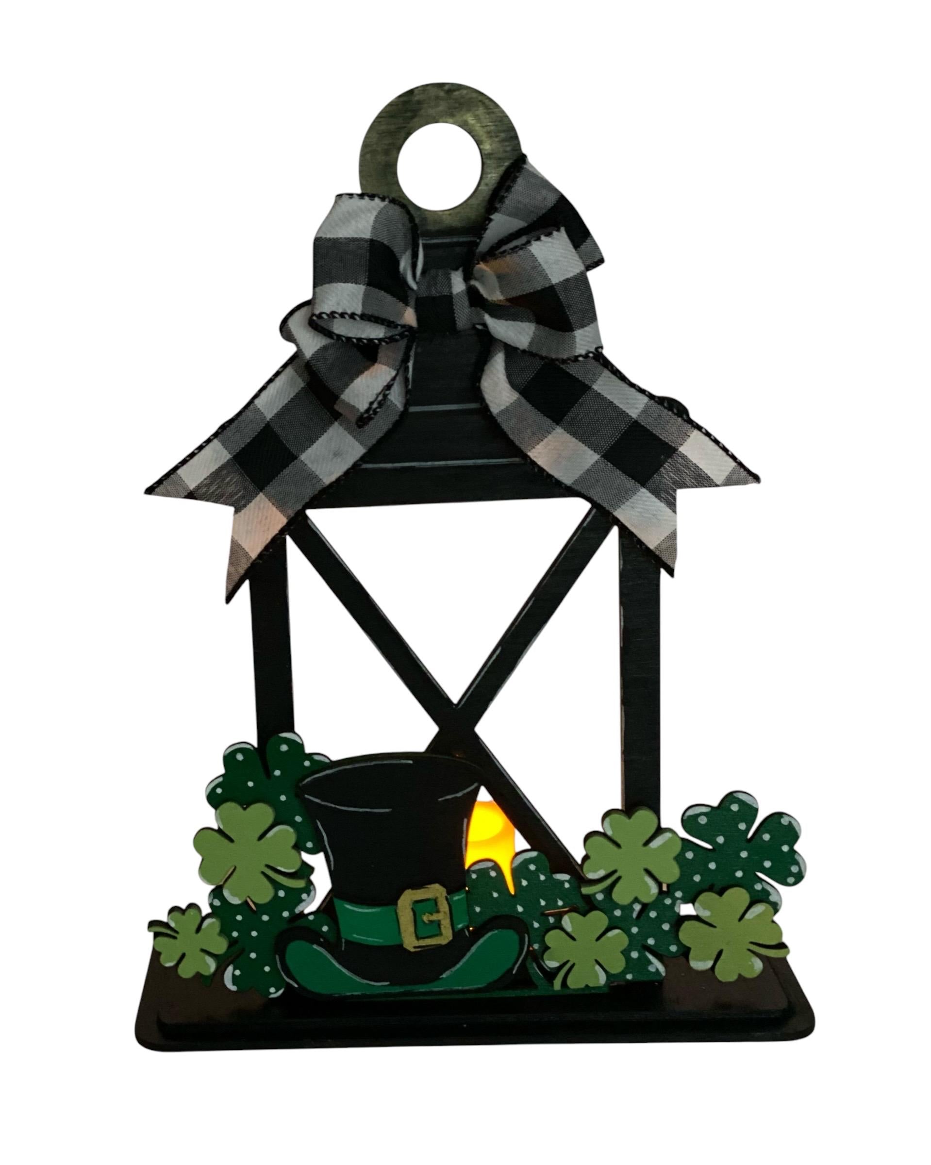 Interchangeable - Lantern - Lighted Shelf Sitter Mantel Sign - for Home  Classroom Office