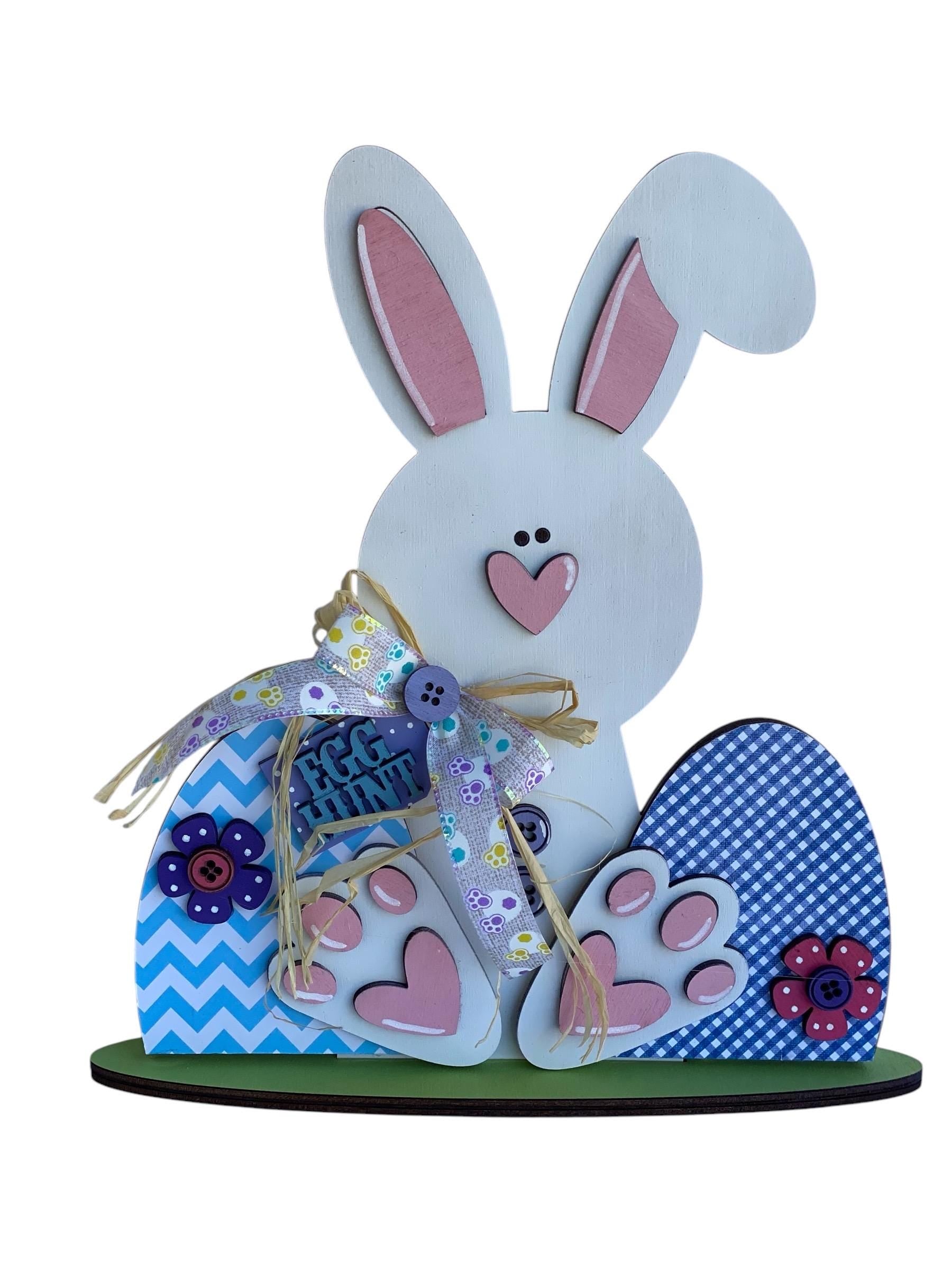 Easter Bunny | Decorative | Shelf Sitter | Spring Decor | Easter Eggs