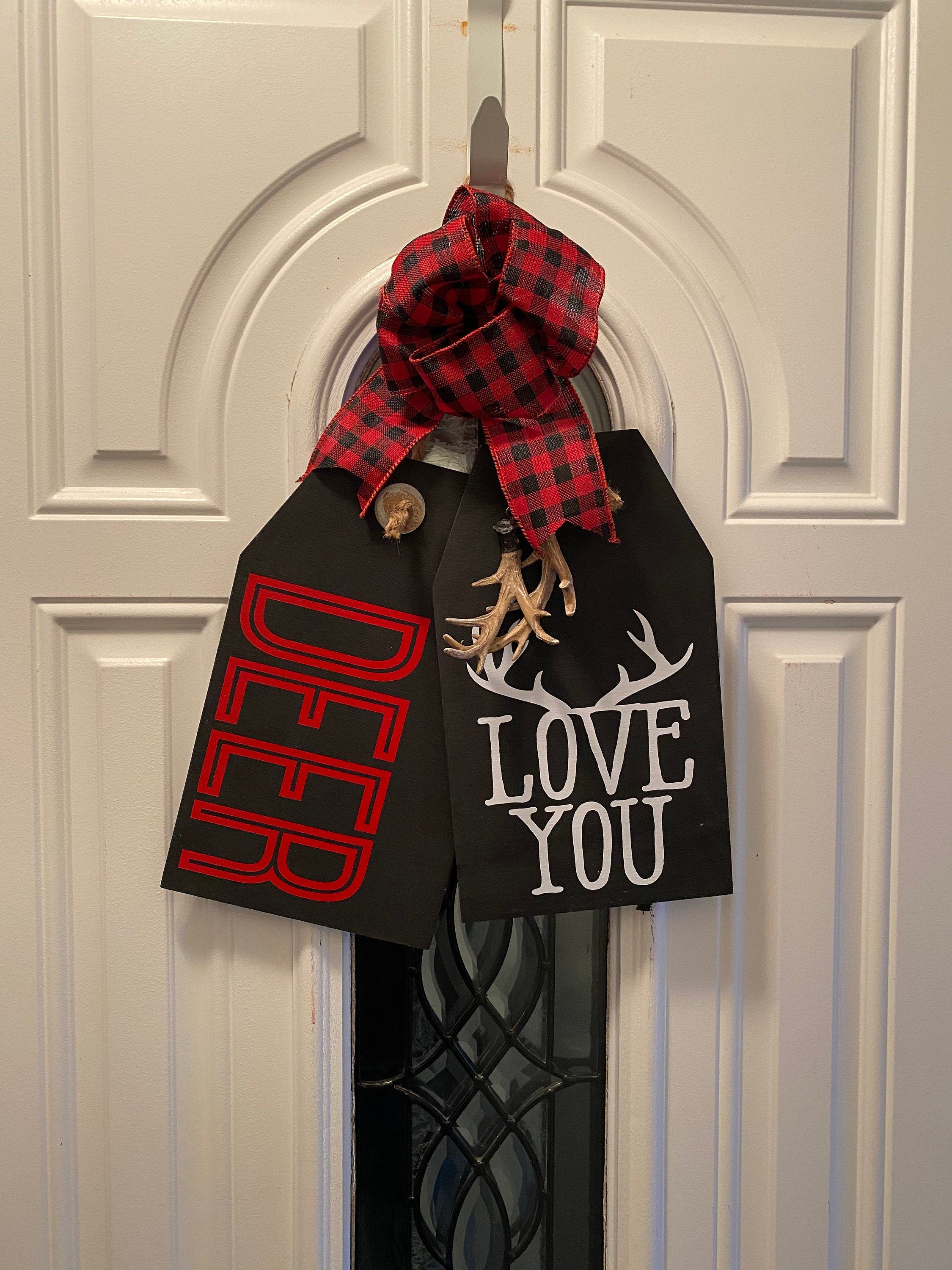 I Love You Deer - Wooden - Door Tags / Signs