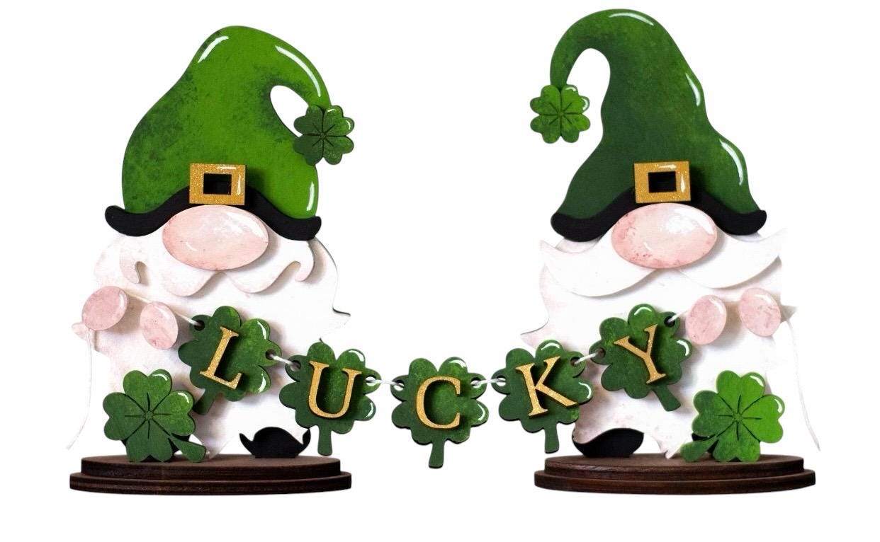 Interchangeable Set - 7 Holidays - Boy and Girl Gnomes - Shelf Sitters - Gift for Mom