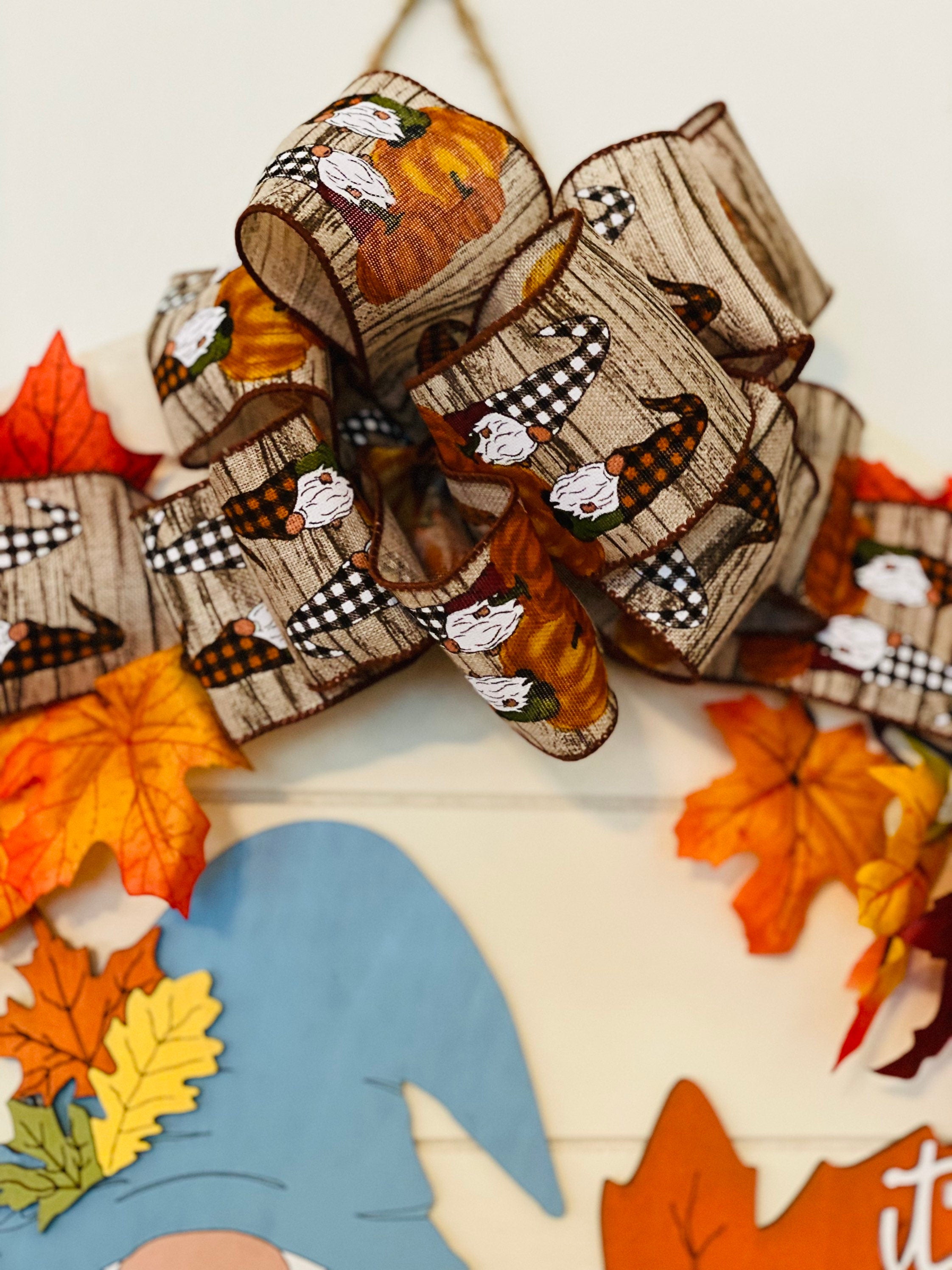 It’s Fall Y'all - Gnome - 18" Wooden - Fall Door Sign / Wreath
