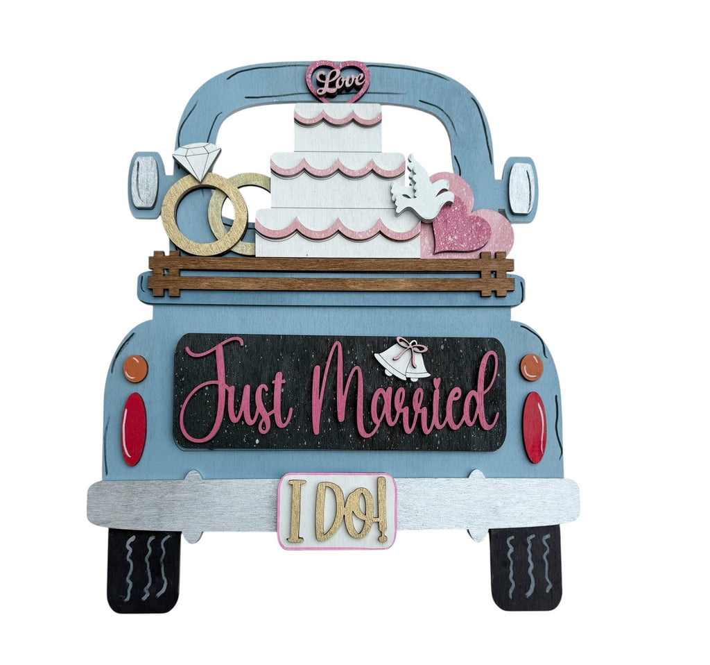 Add On Wedding Set - Interchangeable- Vintage Truck - Stand up - Door Sign