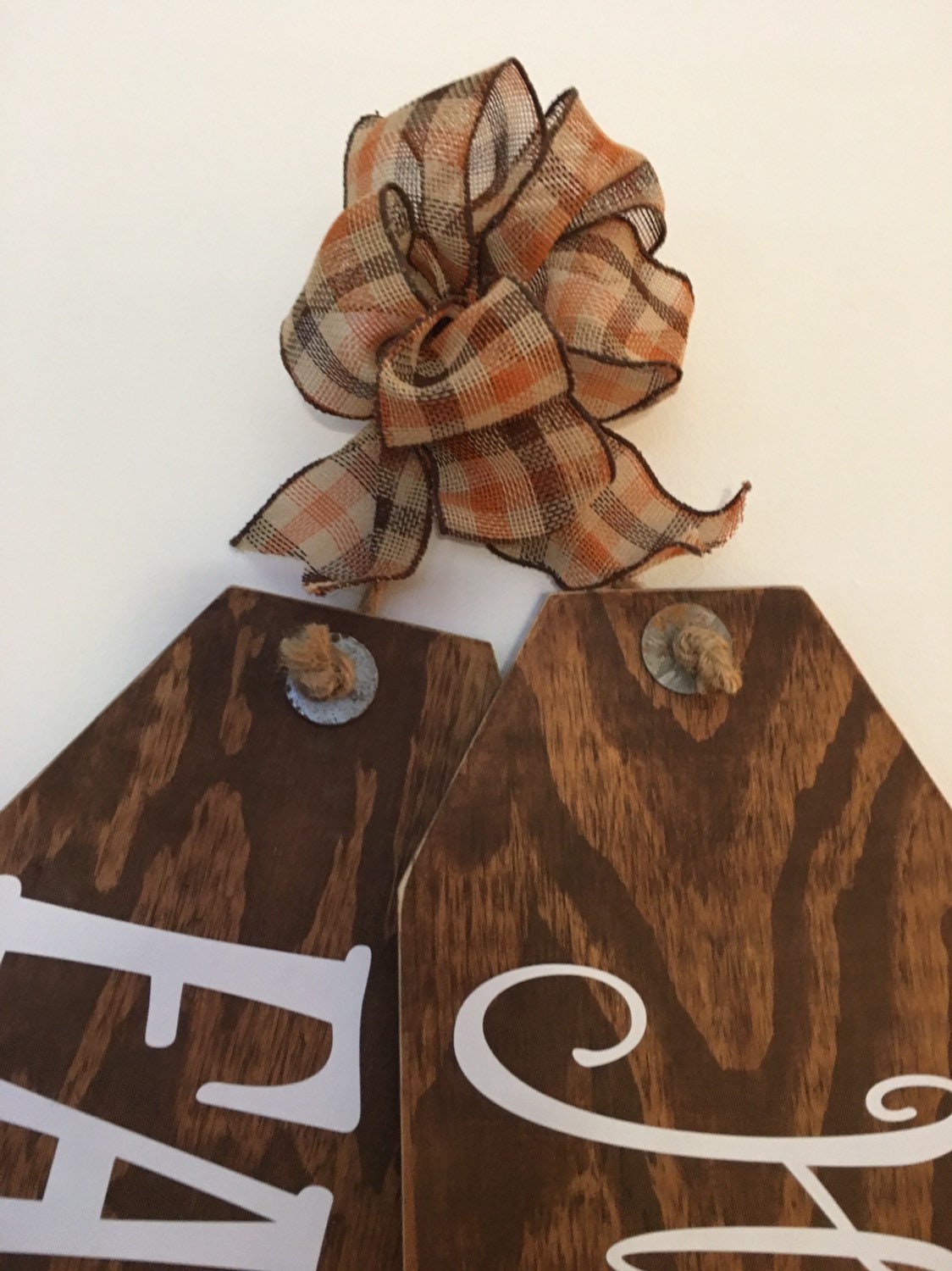 Happy Fall Y'All Fall Wooden Door Tags / Sign