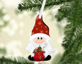 Personalized - Gnome Santa - Christmas Tree - Ornament