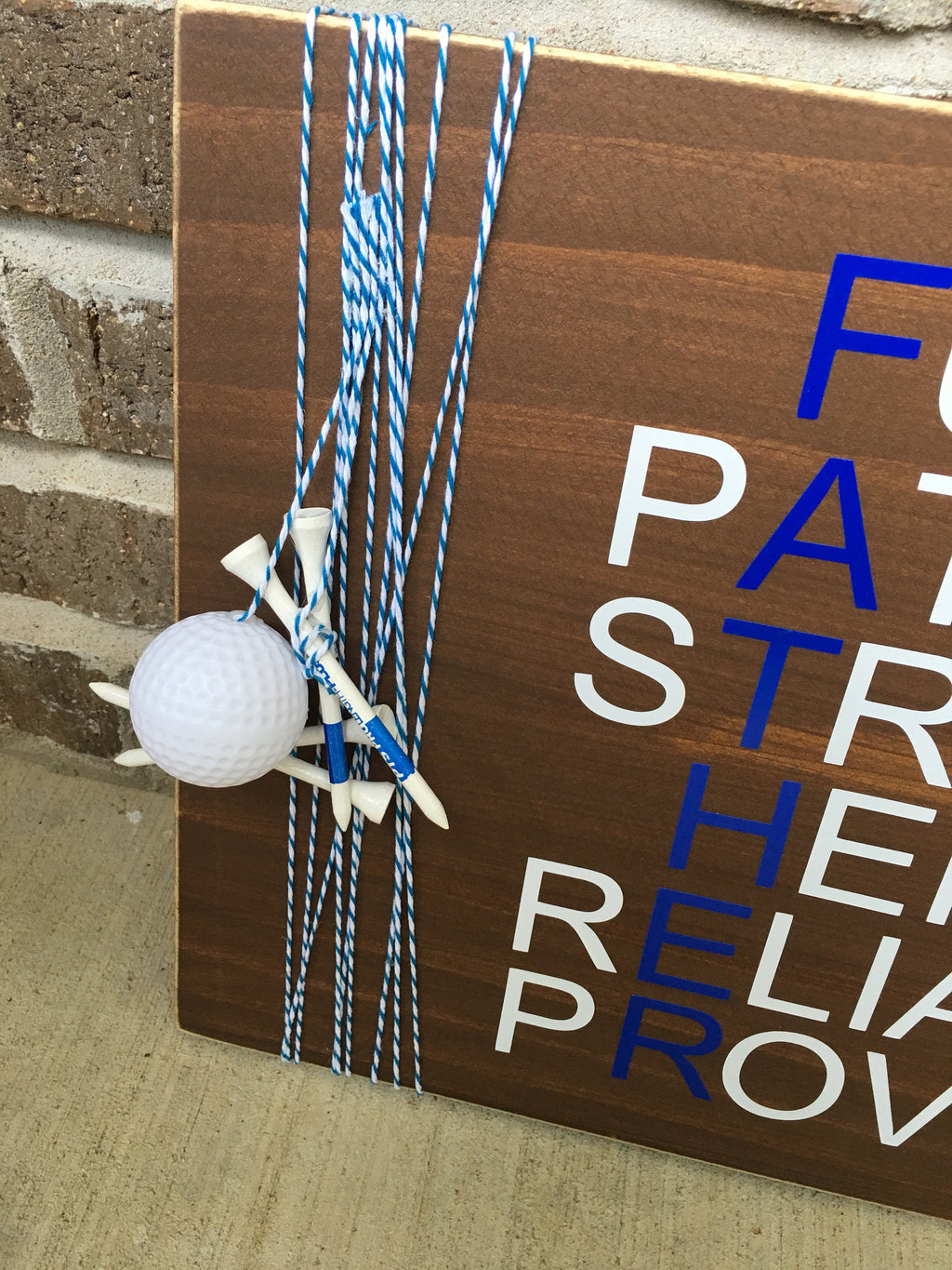 Rustic Golfer Father's Day Gift / Father of the Bride Gift 11" x 14" Wooden Sign " FREE SHIPPING
