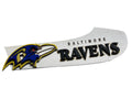 Add on Outfit for Dachshund Doxie - Baltimore Ravens - Football - Weiner Dog - Large Round Wooden Shiplap Door Hanger / Wreath / Sign