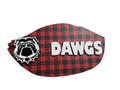 Add on Outfit - Georgia Bulldogs - Dawgs - For Goose Goosey Interchangeable Large Round Wooden Shiplap Door Hanger / Wreath - Standup