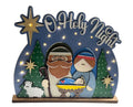 O Holy Night | Nativity | Lighted | Christmas | Religious | Decorative | Shelf Sitter