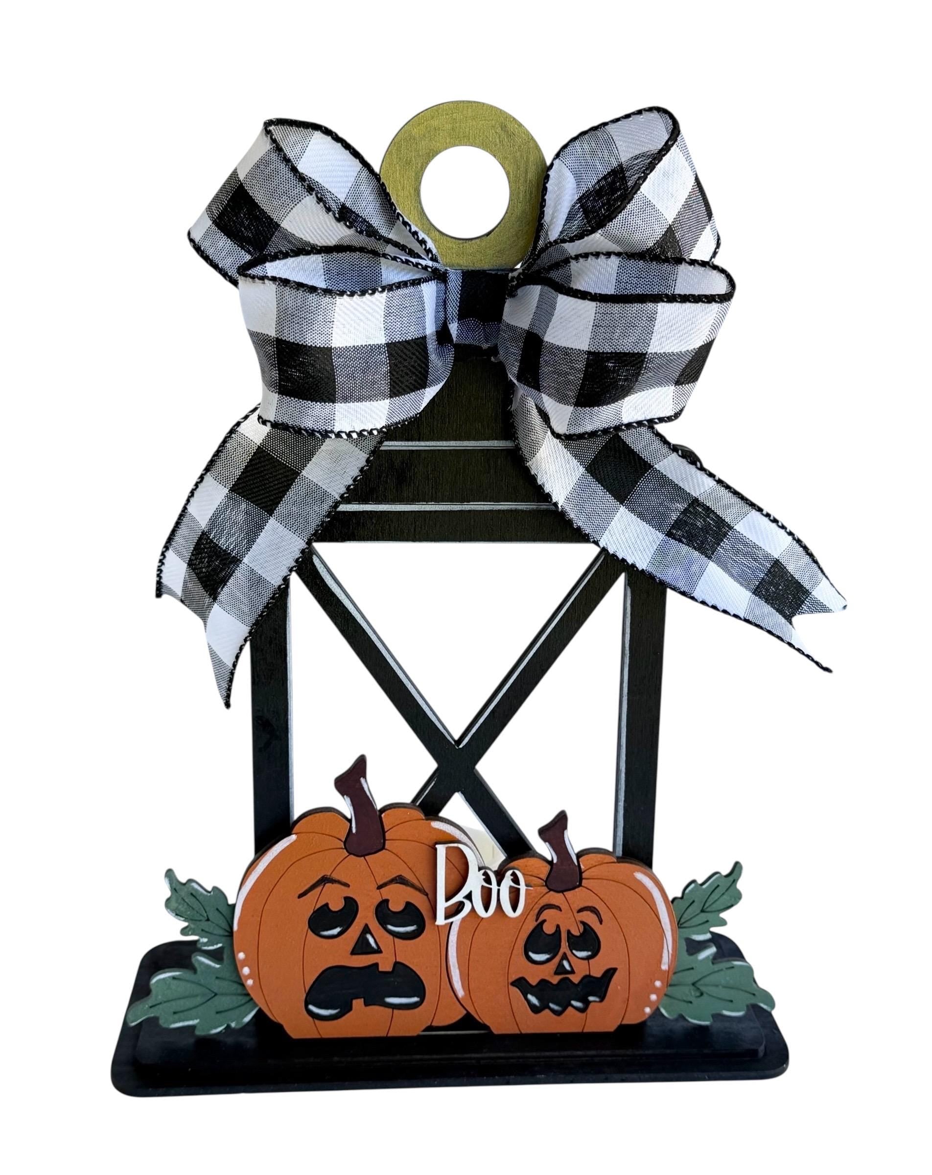 Add On Halloween Jack O Lanterns - Interchangeable Lantern - Stand up - Door Sign