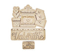 DIY Blank - Valentines Day - Be Mine - Truck Insert - Stand Up Shelf Sitter - Home Decor