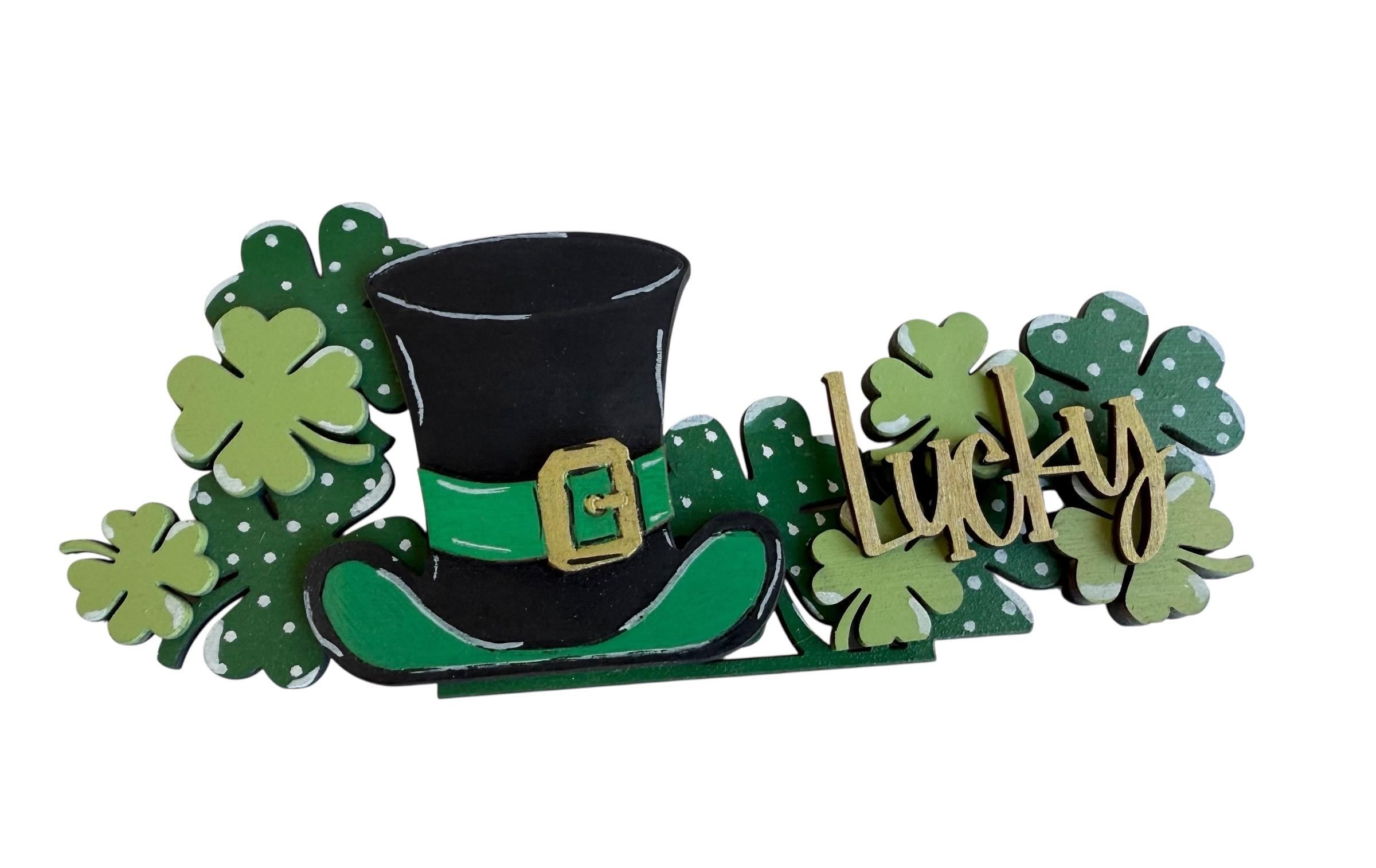 Add On St Patrick’s Day - Interchangeable Lantern - Stand up - Door Sign