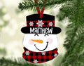 Personalized - Snowman - Christmas Tree - Ornament