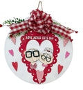 Love Never Gets Old - Valentine's Valentines Day -  Door Sign / Wreath