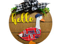 Add on Outfit - St Louis Cards - Baseball - For Goose Goosey Interchangeable Large Round Wooden Shiplap Door Hanger / Wreath or Standup