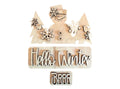DIY Blank - Hello Winter - Truck Insert - Stand Up Shelf Sitter - Home Decor