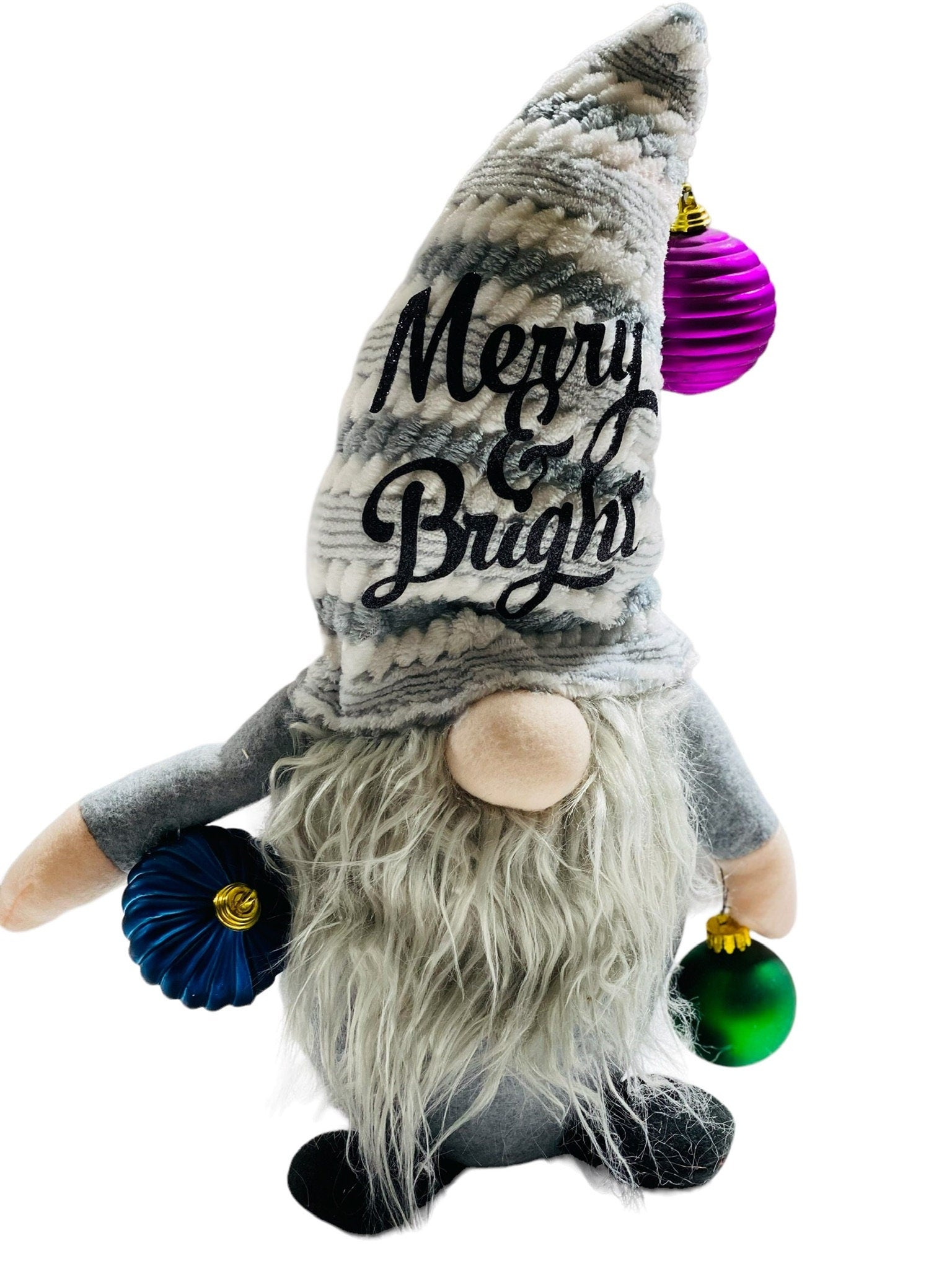 Christmas Gnome - Merry and Bright  - Gnomie with Sled