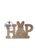 DIY Blank - Spring Decor - Easter Bunny Hop - Stand Up Shelf Sitter - Home Decor