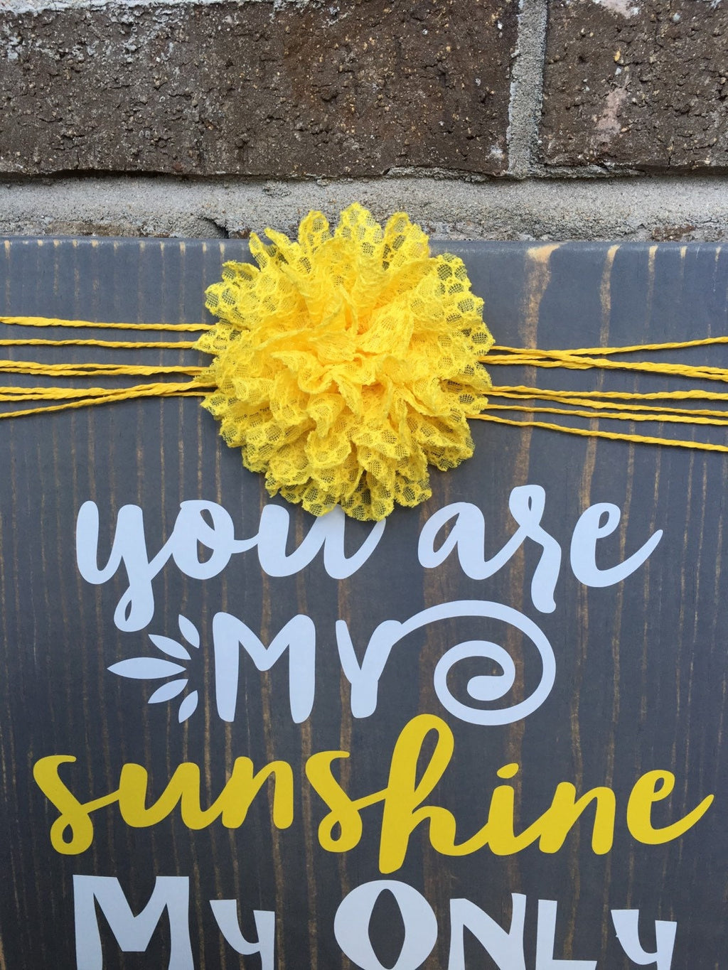 You Are My Sunshine Nursery / Child Rustic Wooden Wall Sign