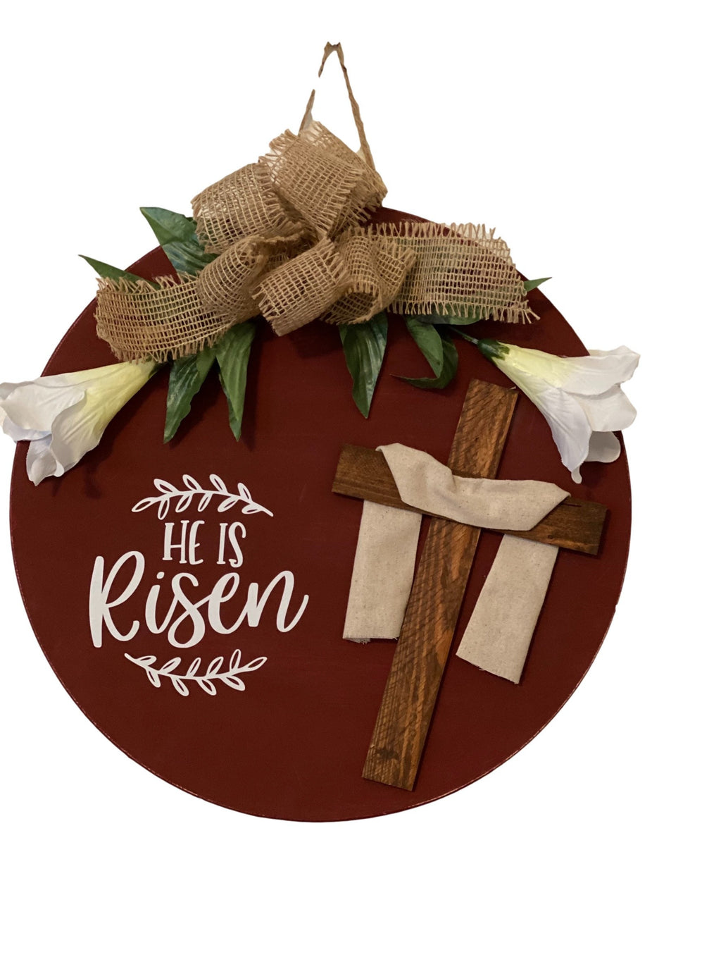 He Is Risen - Religious - Easter - Door Sign / Wreath