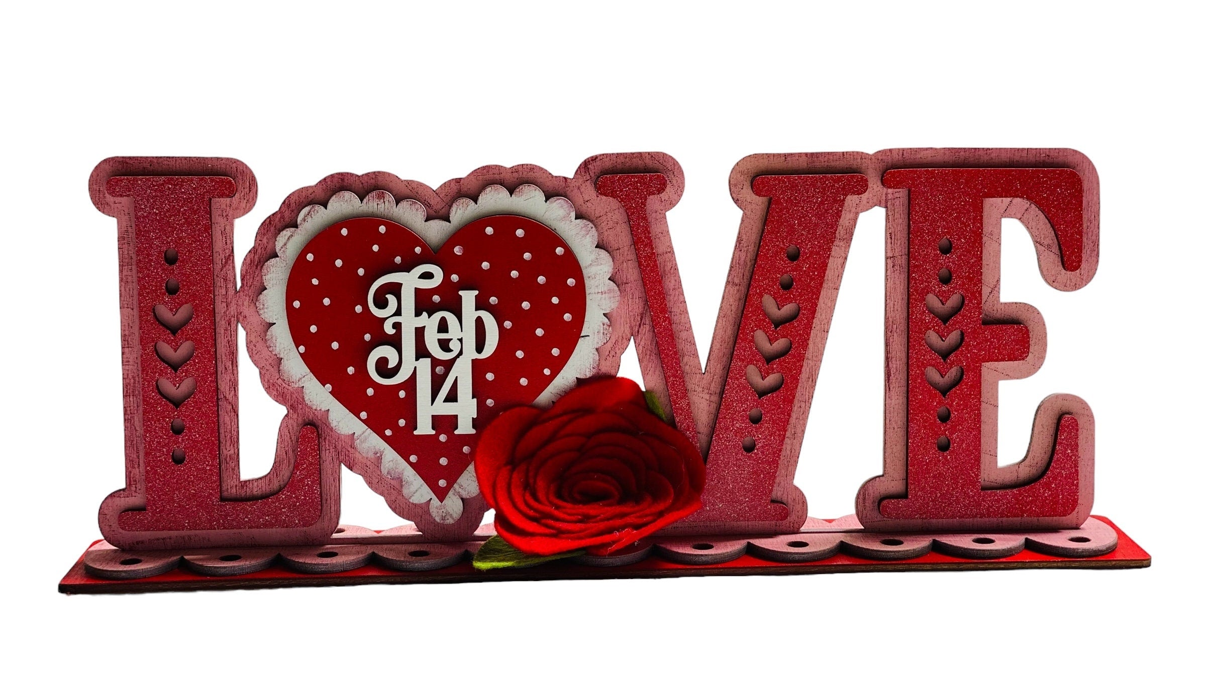 Love | Valentine’s Valentines Day | Winter | Decorative | Shelf Sitter