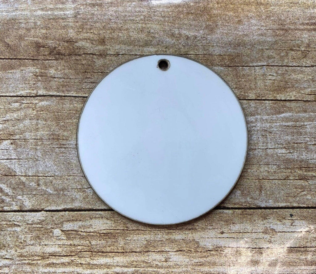 Pack of 25 - 3” Sublimation Matte Ornaments / Key Chains - 1/8”Thick - One Side