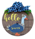 Add on Outfit - Fall - Scarecrow - For Goose Goosey Interchangeable Large Round Wooden Shiplap Door Hanger / Wreath - Standup