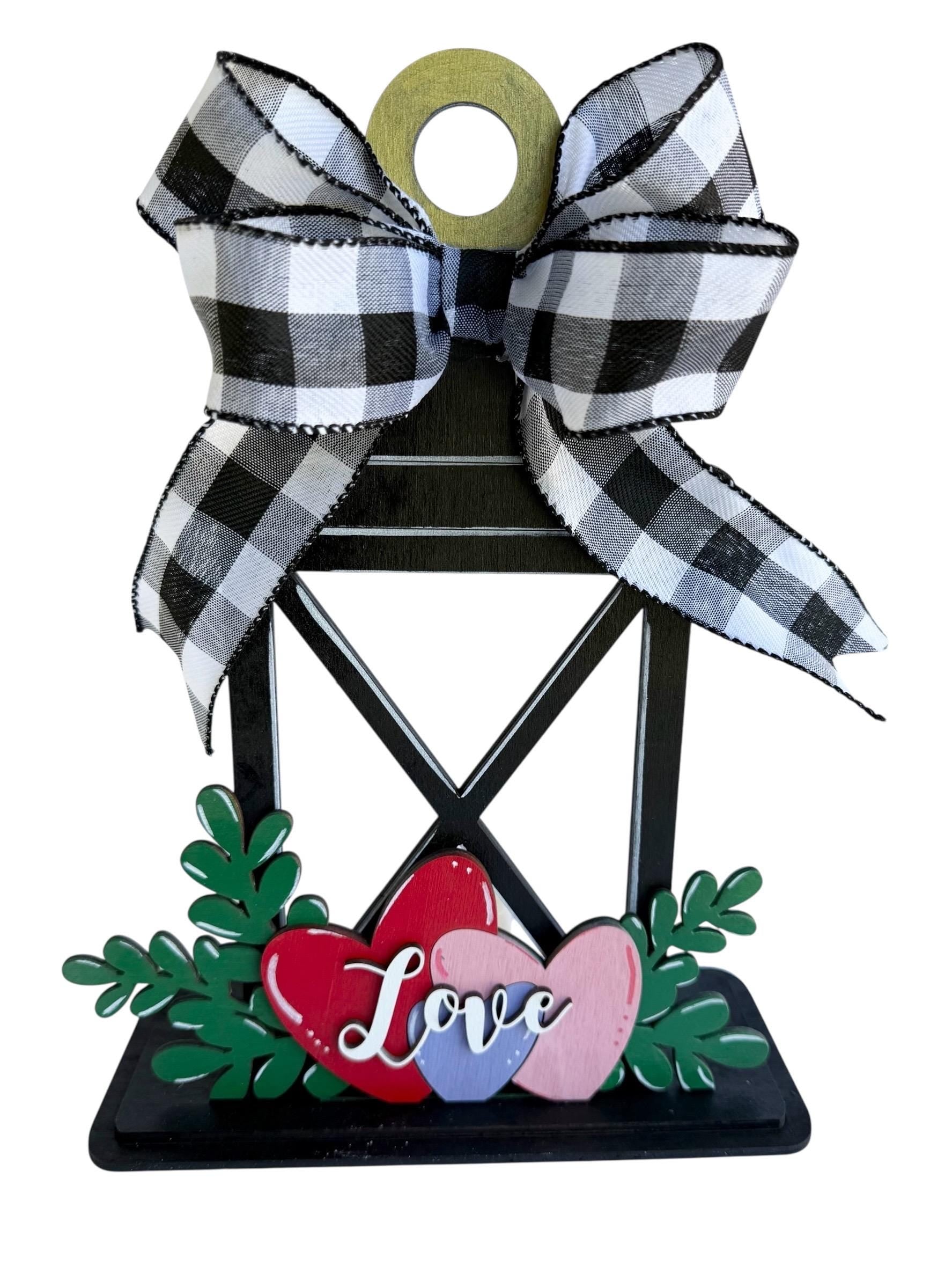 Add On Valentines Day - Interchangeable Lantern - Stand up - Door Sign