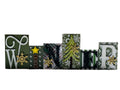 Winter | Printed Block Sign | Winter | Christmas | Decorative | Shelf Sitter