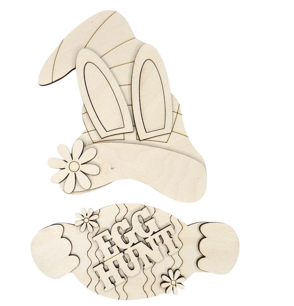 DIY Blank - Easter Set for Interchangeable Gnome Boy and Girl  - Stand Up Shelf Sitter - Home Decor