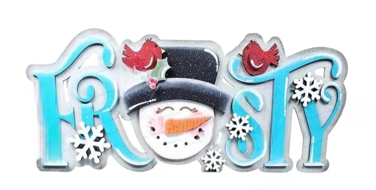 Frosty | Snowman | Winter | Christmas | Decorative | Shelf Sitter