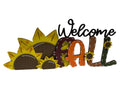 Welcome Fall | Sunflowers | Decorative | Shelf Sitter | Leaves Acorns
