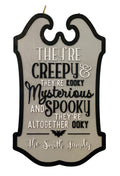 Layered Wood - Personalized Addam’s Family Song -Halloween Door Sign