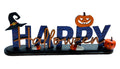Happy Halloween | Fall | Decorative | Shelf Sitter | Jack o Lantern | Witch Hat