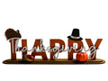 Happy Thanksgiving | Autumn | Fall | Decorative | Shelf Sitter | Pumpkin  Acorns