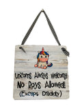 Adorable | Unicorns Welcome | Wooden Door Sign | Hanger | Little Girls Room | Nursery