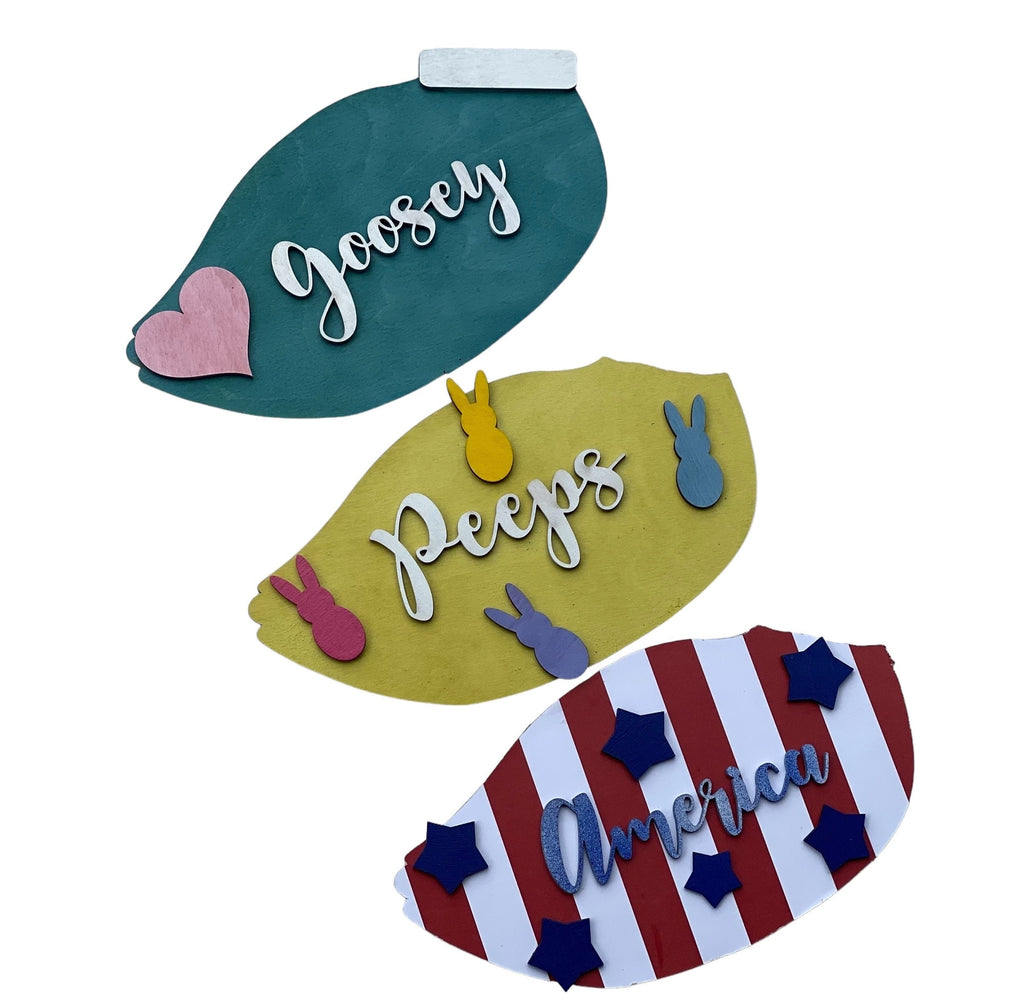 Hello Goose - Goosey - Interchangeable Holidays Seasons - Desktop Standup - Classroom - Office Desk - Porch Goose - Gift Mom