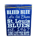 St. Louis Blues Fan Sign / Man Cave Sign
