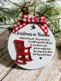 Christmas in Heaven - Layered Wooden - Tree - Ornament