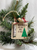 Money Grows On Trees - Christmas  Tree - Money Holder - Wooden Ornament
