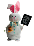Happy Easter Y’all - Boy Easter Bunny with Sign - Easter Decoration Decor
