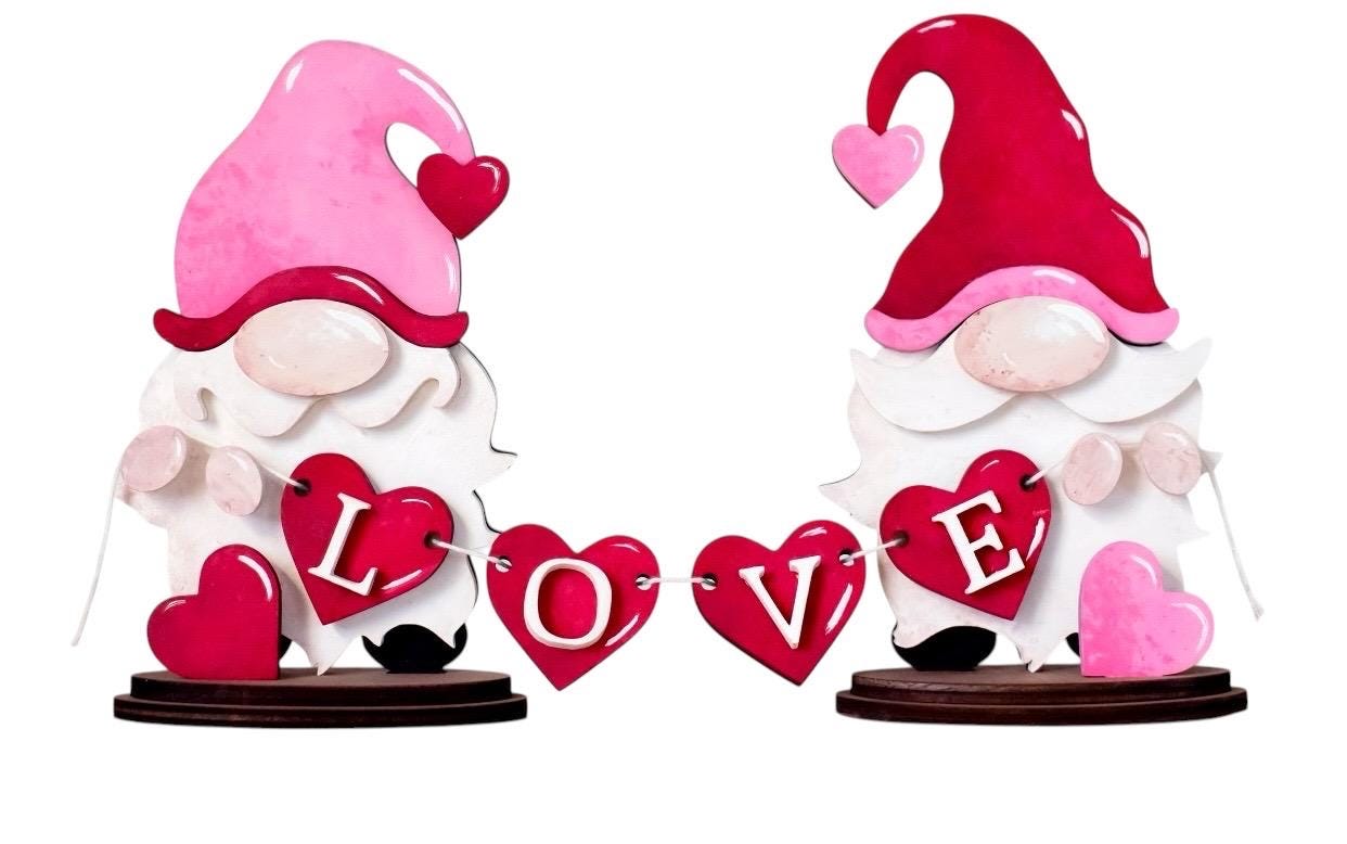 Interchangeable Set - 7 Holidays - Boy and Girl Gnomes - Shelf Sitters - Gift for Mom